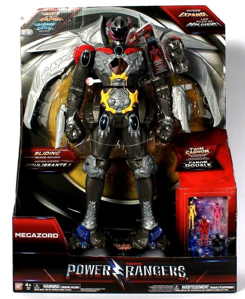 1 Power Ranger Megazord Lights and Sounds Wings Expand Twin Canon Sliding Blade - $94.99