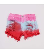 NEW Boutique Girls Tie Dye Denim Jean Shorts Size 7-8 - €7,32 EUR