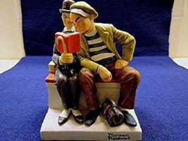 Danbury Mint Norman Rockwell &quot;The Interloper&quot; Porcelain Collectable Figure - £5.90 GBP