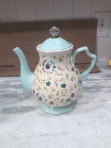 The Pioneer Woman Aqua Stoneware Kari 2.7 Quart Tea Pot - £19.90 GBP