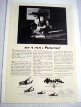 1943 WWII Ad Martin Aircraft How To Start a Revolution - £6.43 GBP