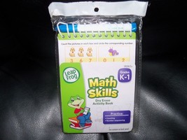 Leap Frog Math Skills K-1 Dry Erase Activity Book NEW - $13.87