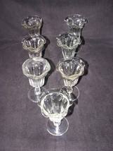 Vintage Libby Tulip sundae Glasses 5.5 ounces 6&quot;. Tall Set of 7 - £31.64 GBP