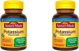 Nature Made Potassium Gluconate 550 mg, Dietary Supplement for Heart Health..... - £8.17 GBP