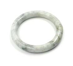 7.6&quot; Natural Burmese Jade Bangle Bracelet Hand Made Gemstones  Women Jewelry . - £18.98 GBP