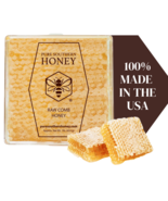 Raw Honeycomb 4"x4" by Pure Southern Honey, New 2024 CropRaw Comb Gallberry H... - $24.30