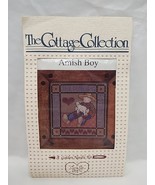 1987 The Cottage Collection Amish Boy A Golden Needle Kit Cross My Heart - $12.38