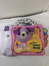 Leap Frog My First Violet Book Soft Electonic baby toy ABC 123 Music leapfrog - £24.66 GBP