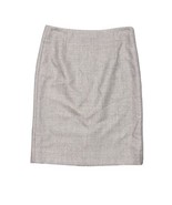 J. Crew 100% wool Grey Perfect Pencil’ skirt Size 4 EUC - £18.68 GBP