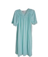 Shadowline nightgown Sea Foam Blue Lace V-neckline Women&#39;s Size S NEW VI... - $289.29 MXN