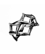 Black ring, Black wedding ring for man Black engagement ring Silver prom... - $137.35 CAD
