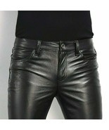 48&quot; Mens Real Cowhide Leather Jeans Levis Pants Trousers Biker Leather M... - $80.26