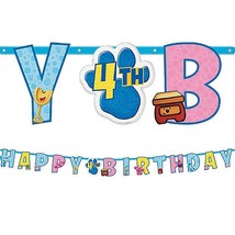 Blues Clues Jumbo Letter Banner Add an Age Happy Birthday Customizable New - £8.00 GBP
