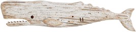 Wooden Whale Decor Hanging Wood Whale Decorations for Wall Rustic Nautical Whale - £45.54 GBP