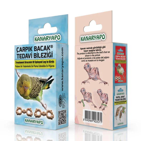 Kanaryapo Crooked Leg Treatment Bracelet (Budgies) - €16,62 EUR