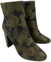 J.Renee´ Barbet Green Camo Print Boots 3.75 inch heels women&#39;s size 7.5M EUC - £27.82 GBP