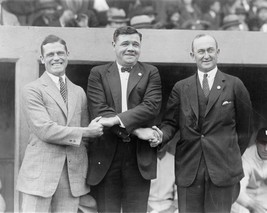 Babe Ruth, George Sisler &amp; Ty Cobb Legendary Players 8X10 Photograph Reprint - £6.69 GBP