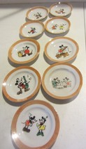Vintage 1930s Mickey Mouse Lustreware childs plates and saucers - £44.72 GBP