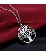 Best 925 Sterling Silver Necklace Jewelry Charm tree of Life women Fashi... - £2.99 GBP