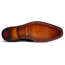 Salvatore Genuine Quill Ostrich Leather Slipon Black image 5