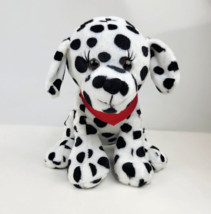 Dalmatian Dog Plush QSP A Great American Company Stuffed Animal Red Bandana 12&quot;  - $12.99