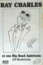 Ray Charles – Original Concert Poster – France - Very Rare - Poster - 1979 - £126.31 GBP