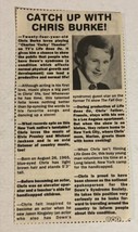 Chris Burke Vintage Small Article Life Goes On Ephemera ART2 - £5.20 GBP