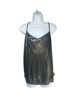 Vintage Women&#39;s Inner Most Black Gold Shimmer Tank Top Sleeveless Blouse... - $19.57 CAD