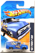 Hot Wheels - &#39;56 Ford F-100: Heat Fleet &#39;11 #3/10 - #93/244 *Blue Edition* - £2.36 GBP