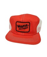 Rare Vintage 80’s WAYNE PET FOODS Patch Snapback Trucker Hat K-PRODUCTS - €16,83 EUR