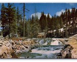 Truckee River Near Donner Summit Near Lake Tahoe CA UNP Chrome Postcard D21 - $2.92