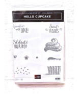 Stampin&#39; Up Hello Cupcake Stamp Set, clear, 10 stamp set, paper crafting... - €14,54 EUR