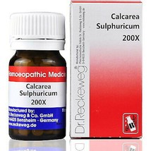 2 X Dr. Reckeweg Calcarea Sulphuricum 200X (20g) + Free Shipping (PACK OF 2) - £19.73 GBP