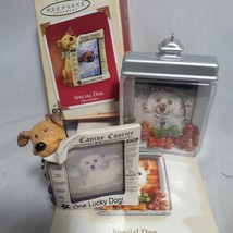 2 Hallmark Keepsake Ornaments Special Dog Photo Holders 2006 and 2004 with Boxes - £8.23 GBP