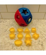 Vintage Tupperware Shape-O-Ball Tuppertoy Shape Sorter 10 Shapes Complete - $298.58 MXN