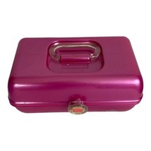 Caboodles Vintage Pink Make Up Box Organizer 2622 USA with mirror - £14.66 GBP
