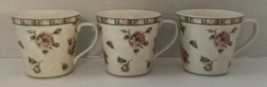 222 Fifth Penny&#39;s Roses Shabby Chic Cottage Core Set of 3 Mugs Cups - £19.90 GBP