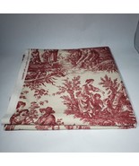 Waverly Red Toile Country Life Country Weekend Upholstery Decor Fabric 4... - £20.26 GBP