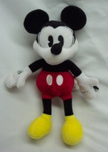Walt Disney Retro Style Soft Mickey Mouse 9&quot; Plush Stuffed Animal Toy Just Play - £11.86 GBP