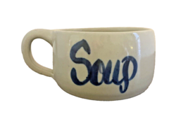 Bowl Soup Mug Pottery Paul Storie 1970&#39;s 2.5 In Tall 4 In Dia Marshall TX Vtg - £8.92 GBP