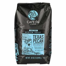 3 set Cafe Ole Texas Pecan Medium Roast Whole Bean Coffee 32 oz - £118.96 GBP