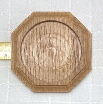 Solid Wood Unfinished Wall Frame 5.5 X 5.5” With a 4” Diameter Center-Oc... - $6.95