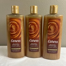 Caress Shea Butter &amp; Brown Sugar Exfoliating Body Wash Set of 3 – 18 FL OZ - $28.05