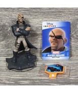 Disney Infinity 2.0 Nick Fury Figure, Power Disc &amp; Code Card Marvel Supe... - £6.78 GBP