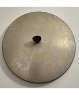 Vintage Aluminum Black MC Top Knob 9 1/4&quot; Round Replacement Lid #90 - $352.39 MXN