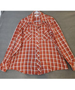 Vintage Envoy Pearl Snap Authentic Western Cowboy Long Sleeve Shirt Sz XL  - $33.92 CAD