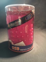 Pink Bendi Board - Funky USB replacement Keyboard. Soft flexible rubber! - £9.74 GBP