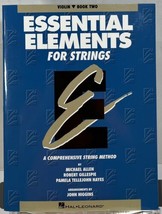 Essential Elements for Strings - Violin Book 2 String Method Hal Leonard - £5.46 GBP