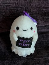 Animal Adventure White Plush Halloween Ghost Ghoul w Trick or Treat Bag Backpack - £7.58 GBP