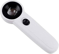 MG6B-C 45X Jeweler 21MM Magnifier, Jeweler Eye Loupe, LED Light - $9.85